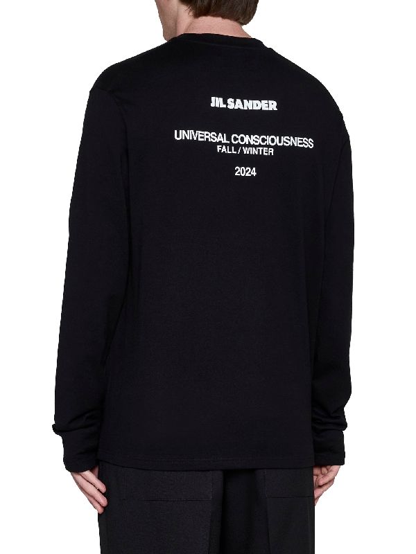 Back Logo Printing Long Sleeve Top