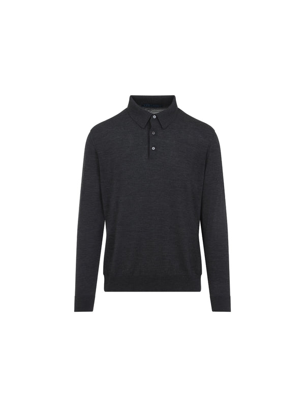 Kiton Grey Polo Shirt