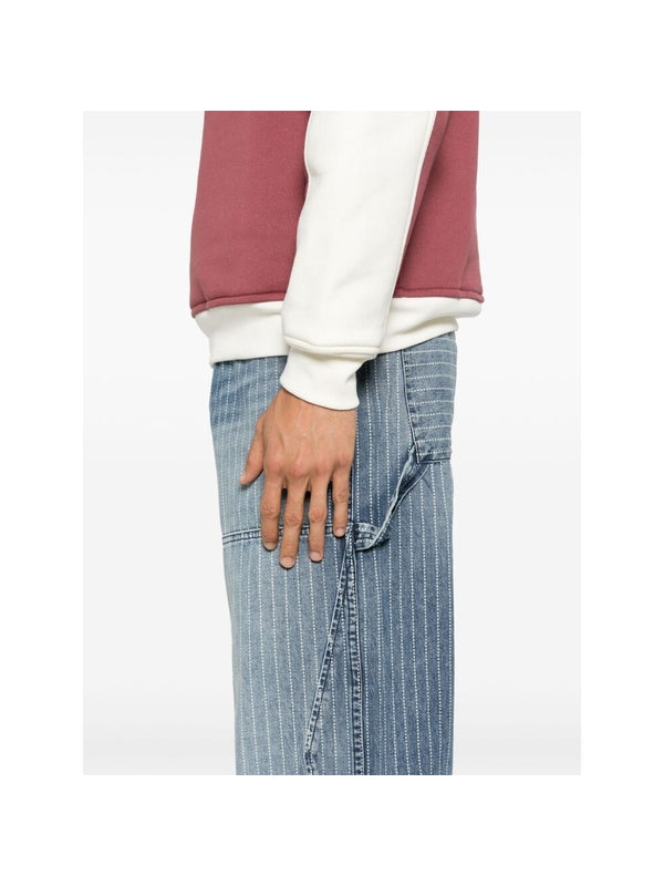 Pinstripe Denim Pants