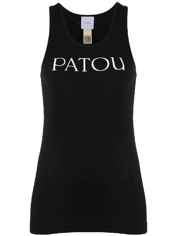 Logo Print Cotton Tank
  Top