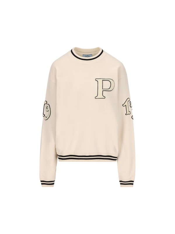 Wappen Patch Cotton Sweatshirt