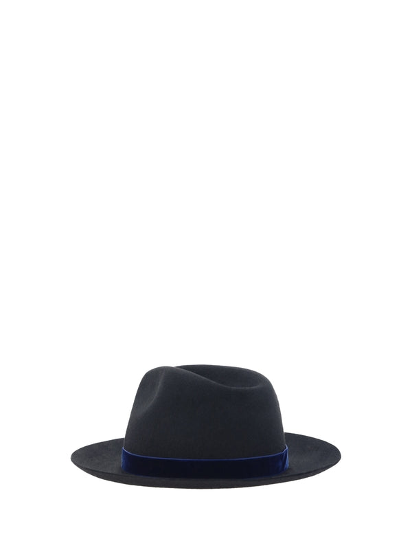 Logo Velvet Band Wool
  Fedora