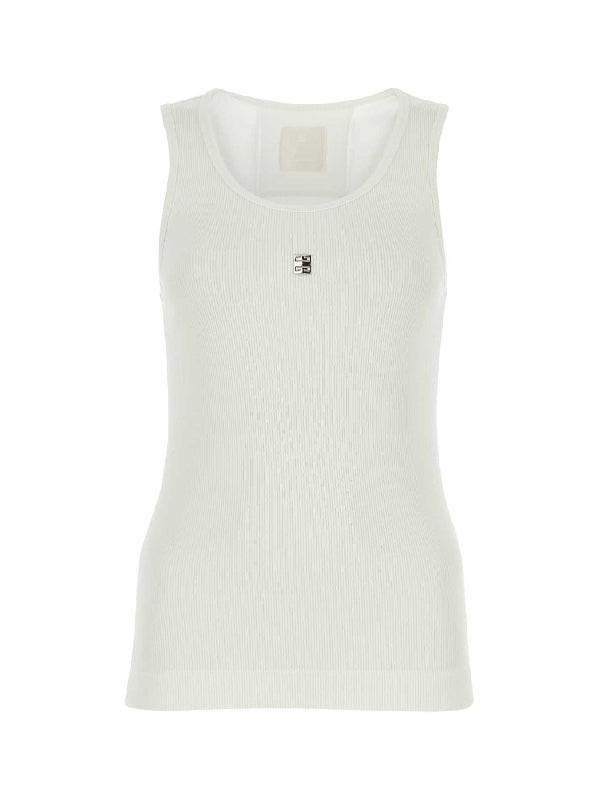 4g Ribbed Cotton Sleeveless Top