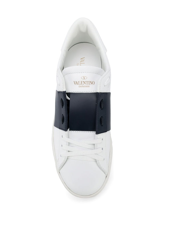 Valentino White Low Top Sneakers