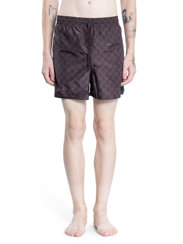 Web GG Nylon Swim Shorts