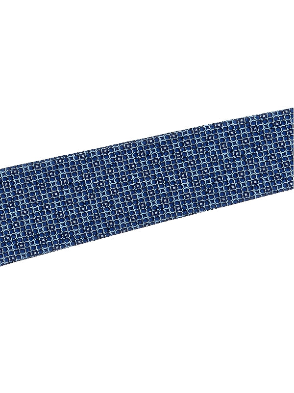 Gancini Printing Silk Tie