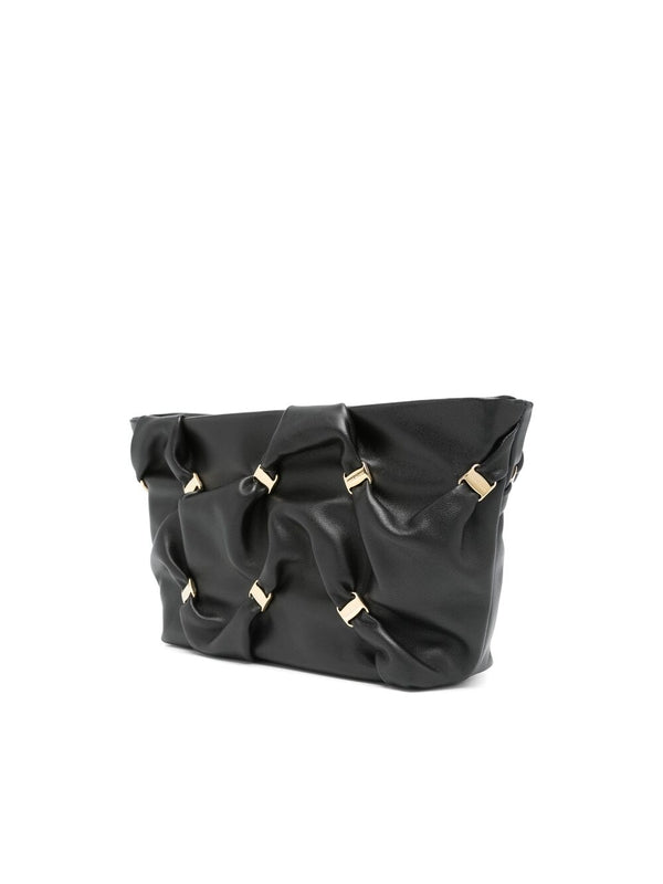 Bara Bow Leather Mini
  Crossbody Bag