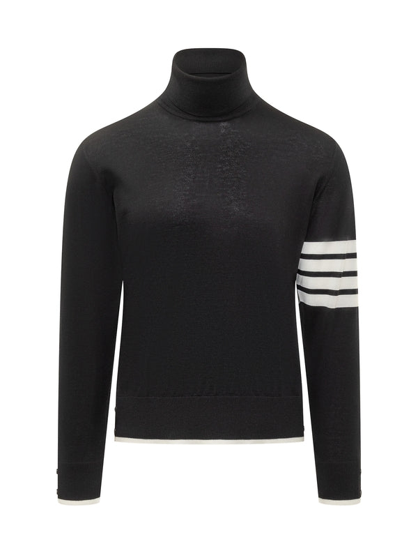 4-Bar High Neck Knit