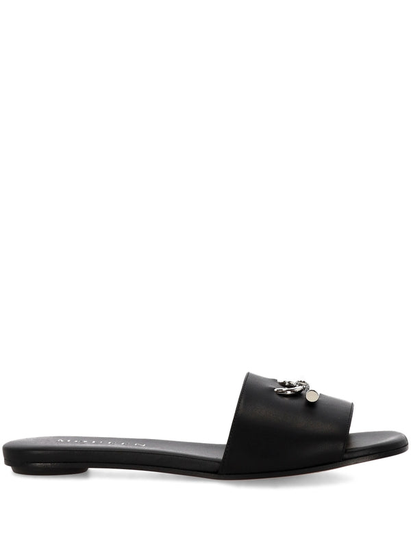 Alexander Mcqueen Black Slides