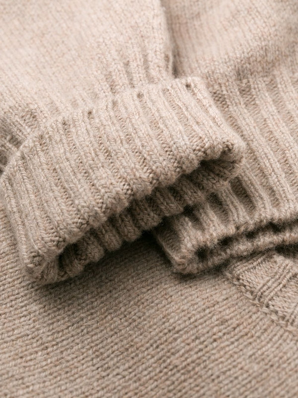 Lambswool Crewneck Knit Top