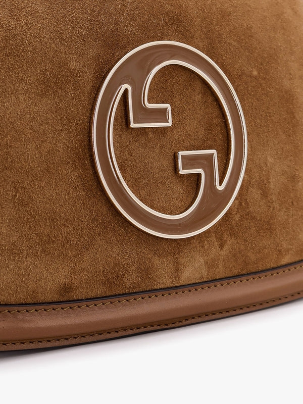 Blondie GG Suede Medium Tote Bag