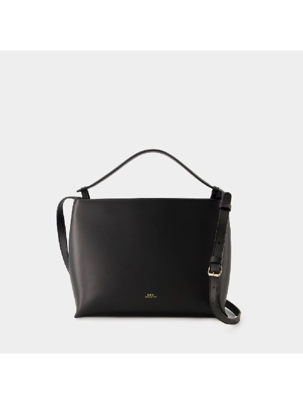 Ashley Logo Leather Tote Bag