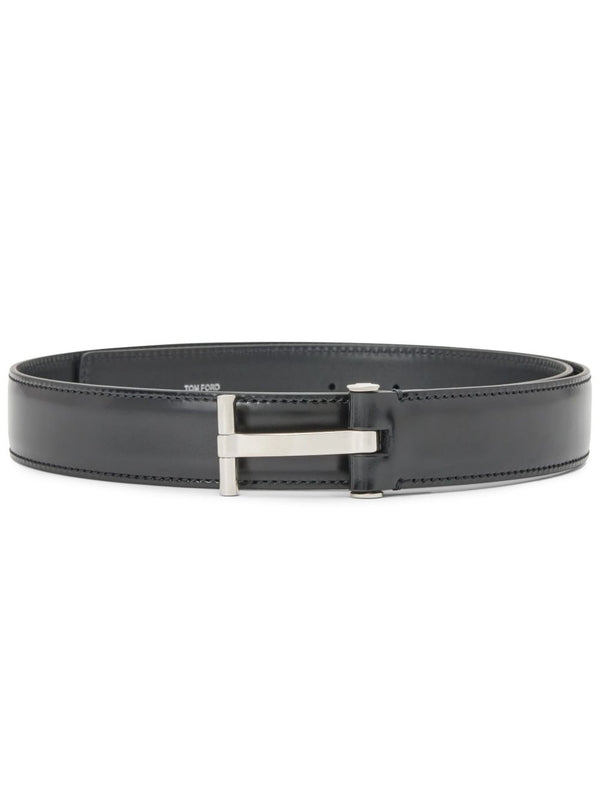 Tom Ford Black Leather Belts