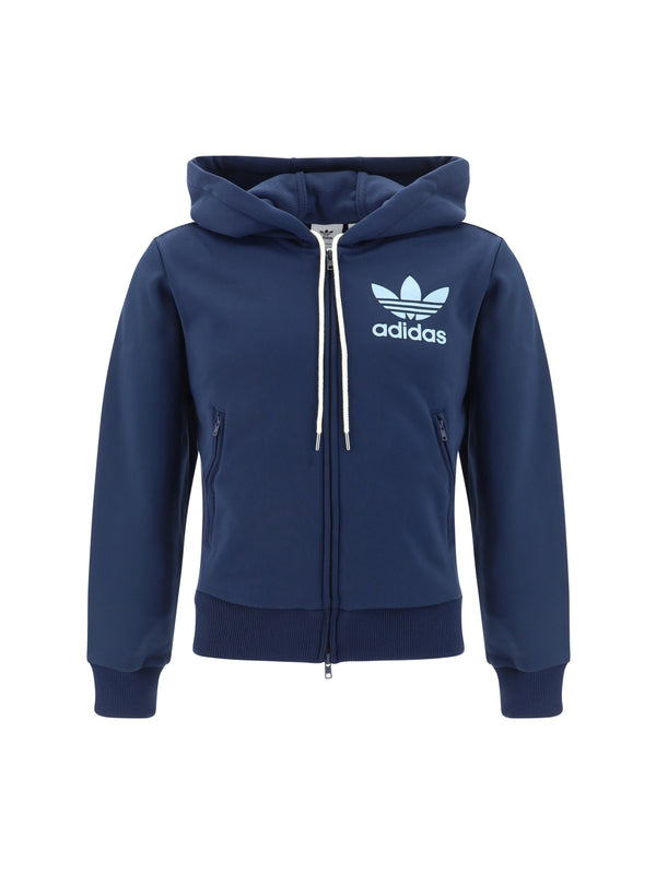 Adidas Logo Drawstring Hood
  Zip-Up