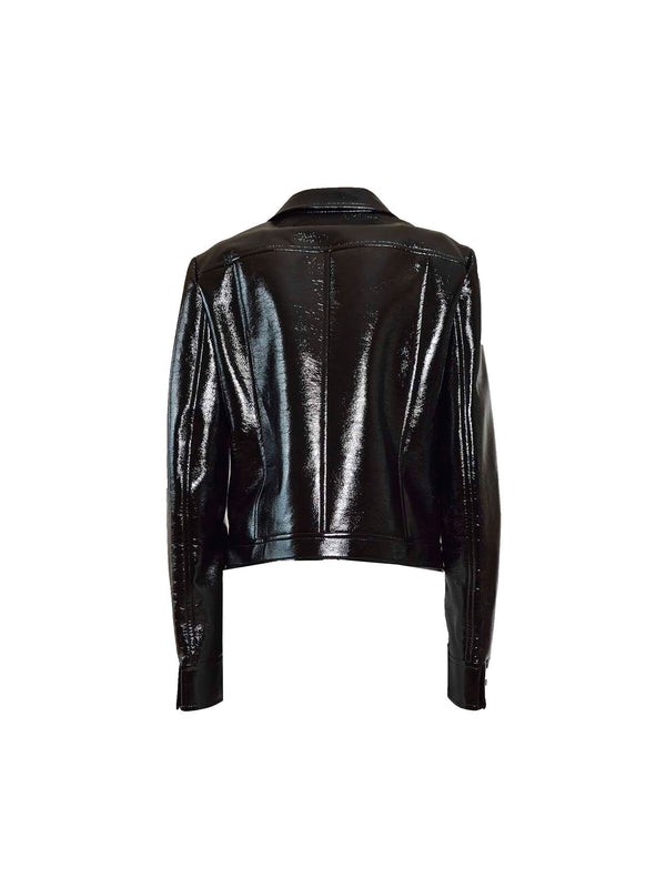 Courrèges - Reedition Logo Patch Vinyl Jacket - Jente