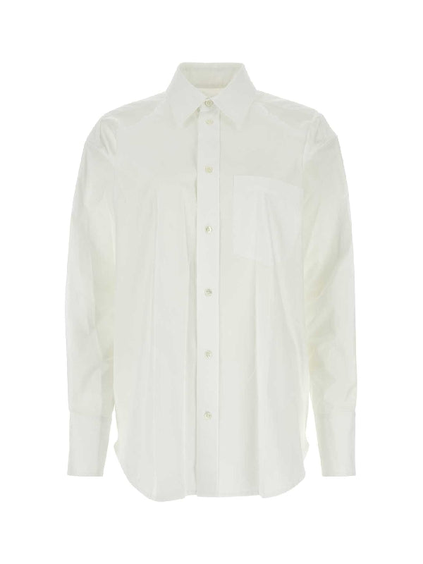 White Back Logo Poplin Shirt