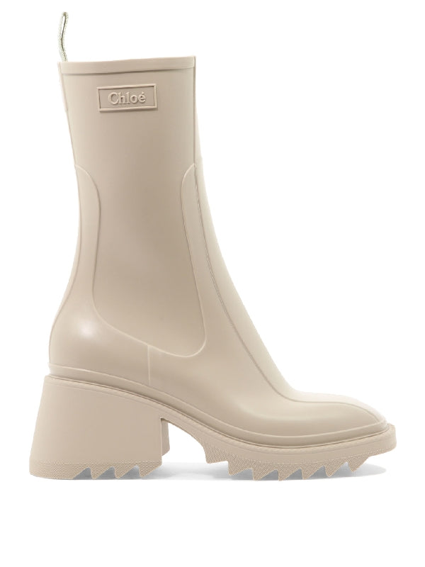 Betty Logo Rubber Rain Boots