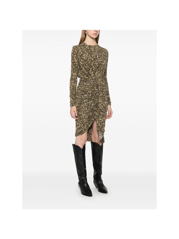 Zora Leopard Printing Mini Dress