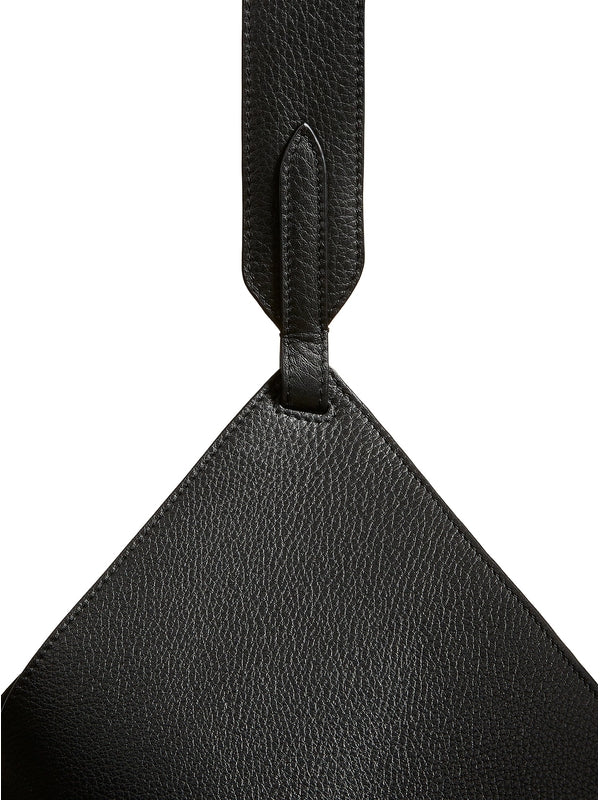 Lotus Leather Medium Tote Bag