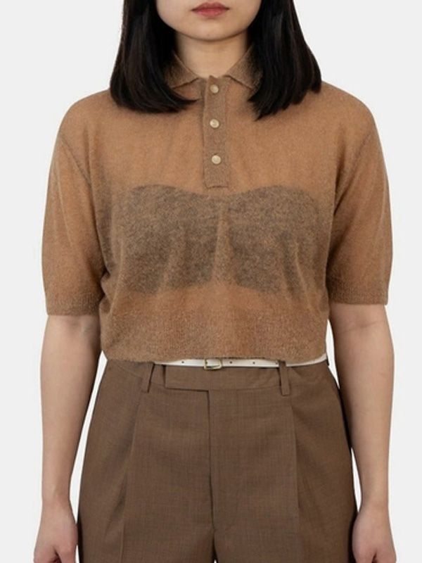 Auralee Beige Knitted