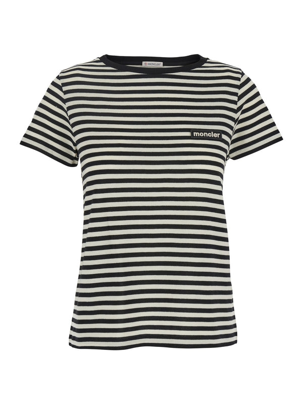 Chest Logo Stripe Short Sleeve T-shirt