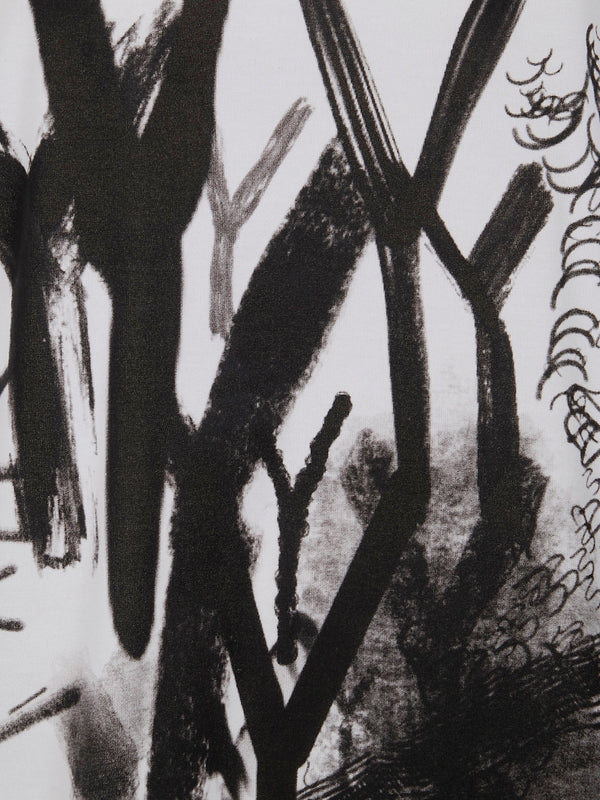 Yohji Yamamoto White Short-Sleeved T-Shirt