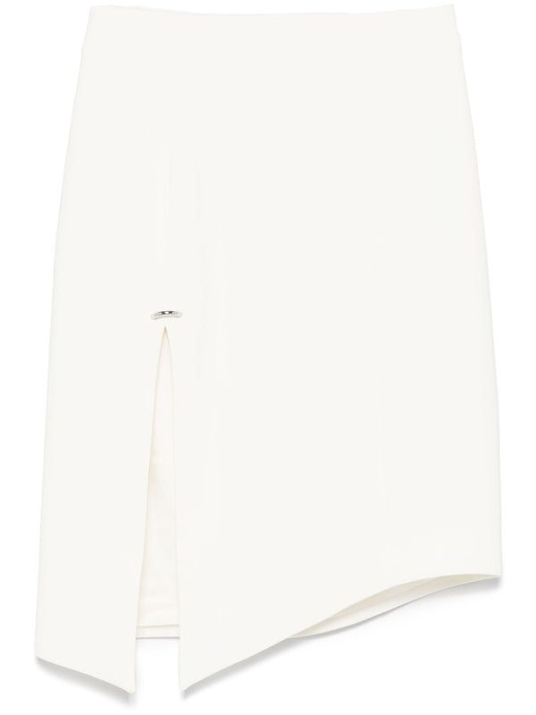 Mugler White Skirt
