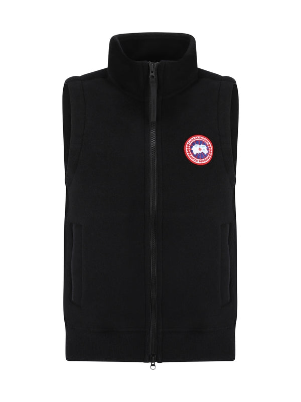 Marsey Logo Patch Fleece Vest Jacket