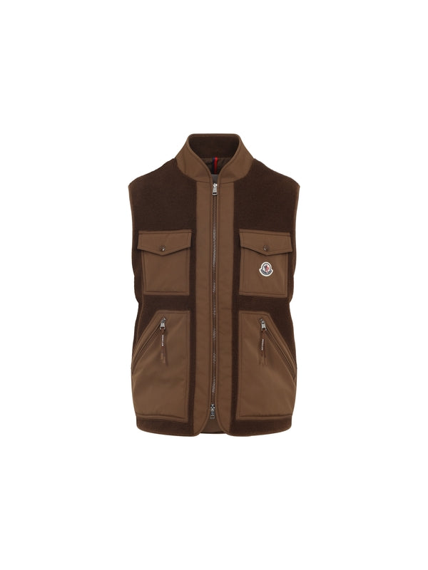 Moncler Brown Vests