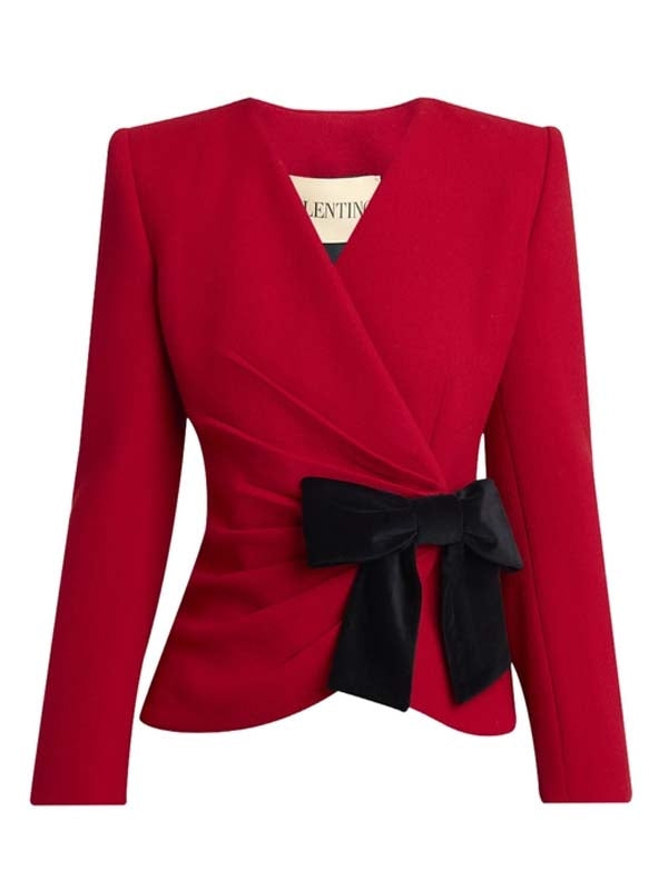 Valentino Red Tailored Jackets