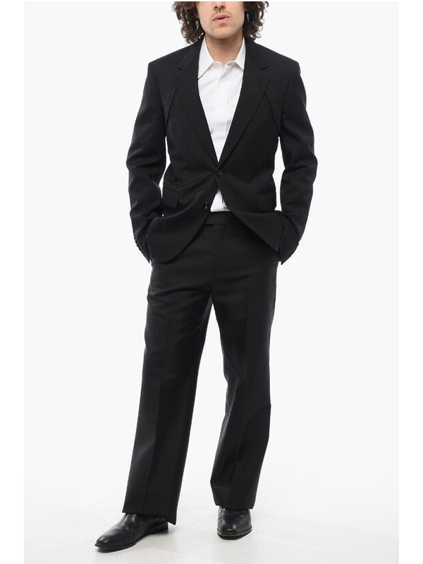 Alexander Mcqueen Black Tailored Jackets