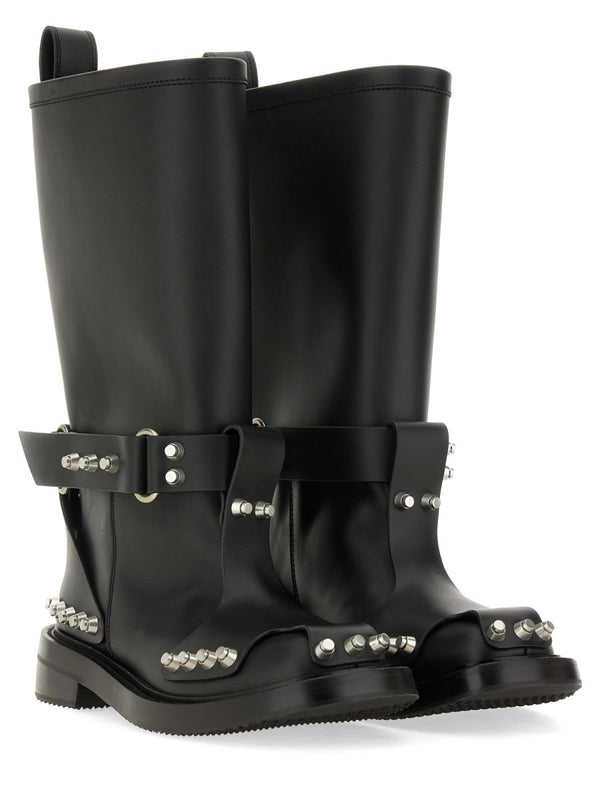 Studded Strap Boot