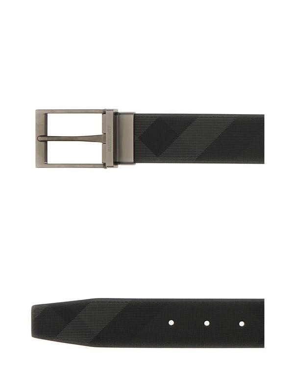 Check Pattern Reversible
  Leather Belt