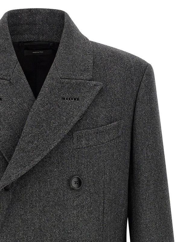 Tom Ford Grey Coats