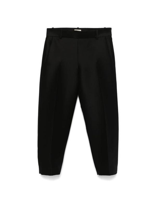 Cam Wool Silk Crop Pants