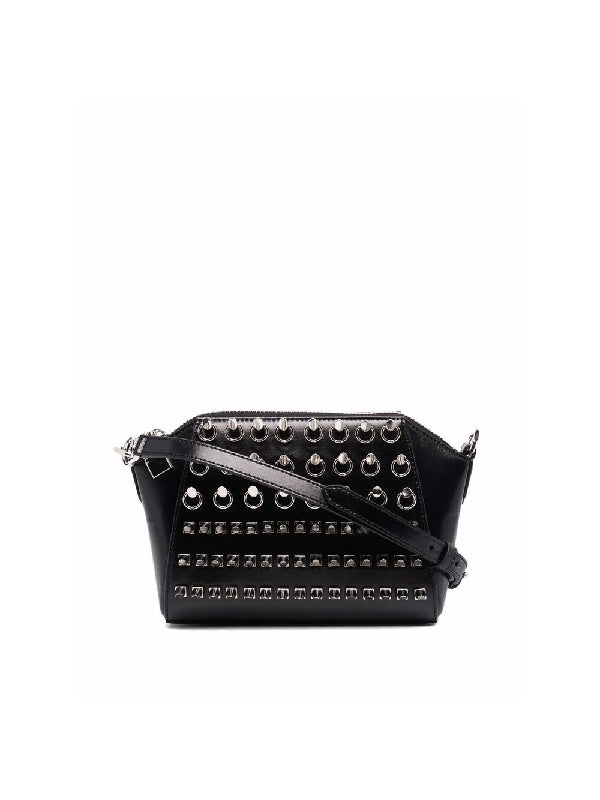 Studded Antigona Leather
  Shoulder Bag