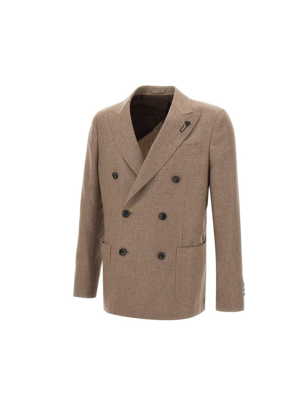 Lardini Brown Tailored Jackets