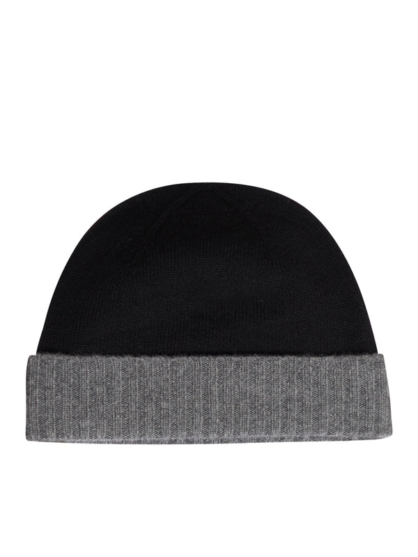 Cashmere Logo Turn-Up Beanie