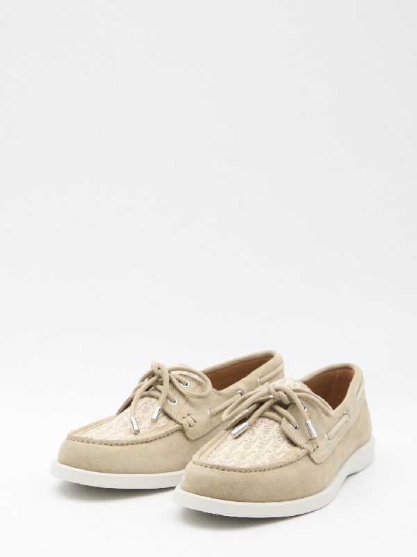 Granville Suede Boat Shoes - Jente