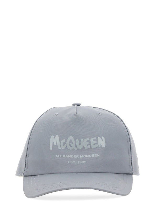 Alexander Mcqueen Grey Cap