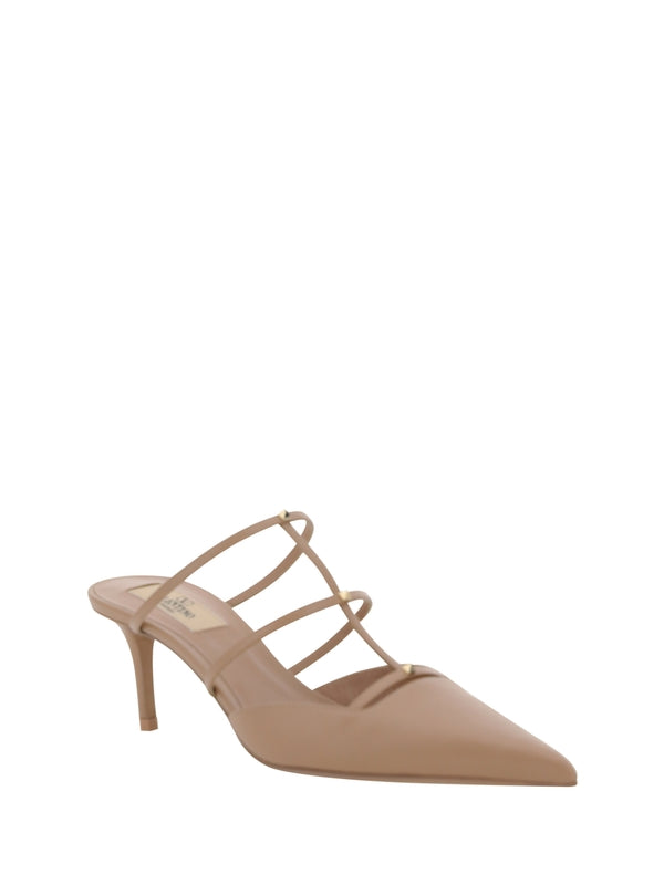 Wispy Rockstud Sandal Heel