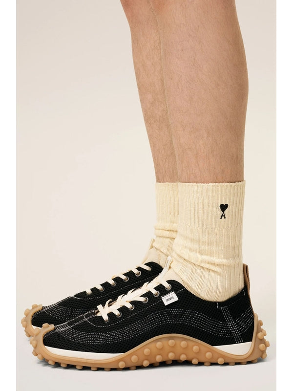 Ami Grey Beige Black Socks