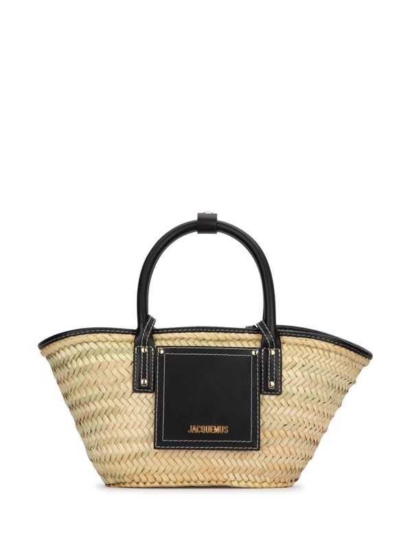 SOLI Raffia Panier Basket Tote Bag