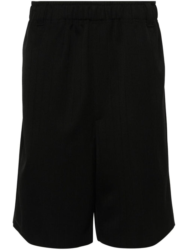 Wool Oversize Bermuda Shorts