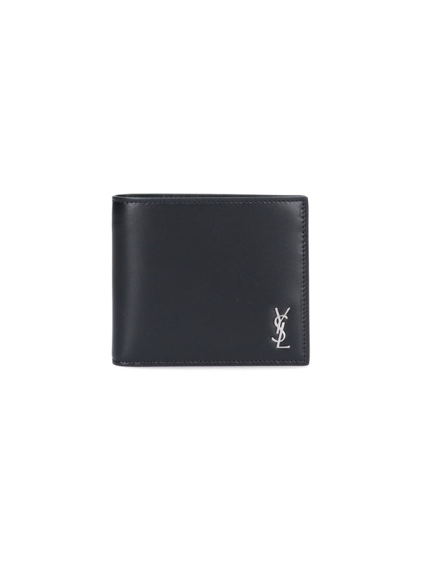 Cassandra Monogram Leather Bi-Fold Wallet