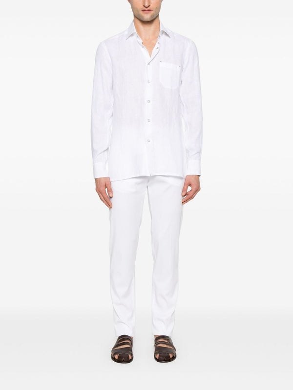 White Linen Shirt