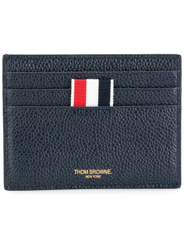 Thom Browne Navy Card Wallet