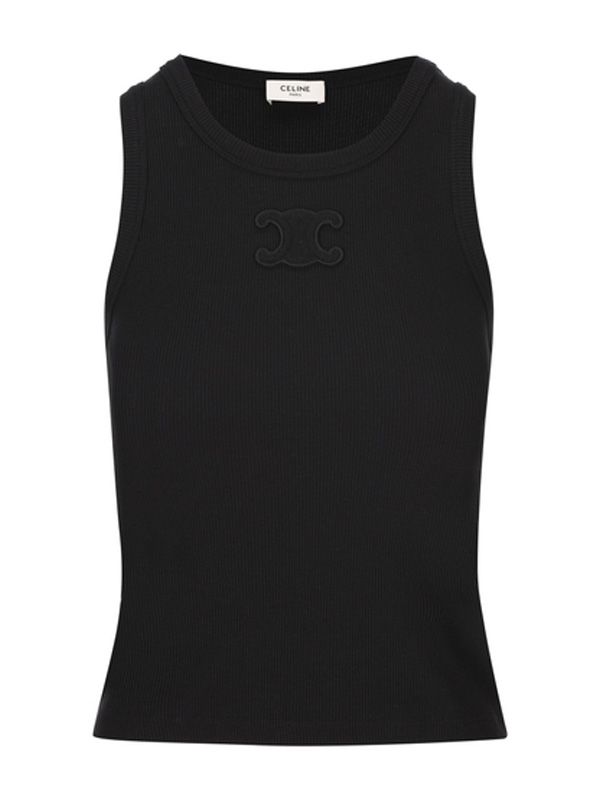 Triomphe Ribbed Sleeveless Top