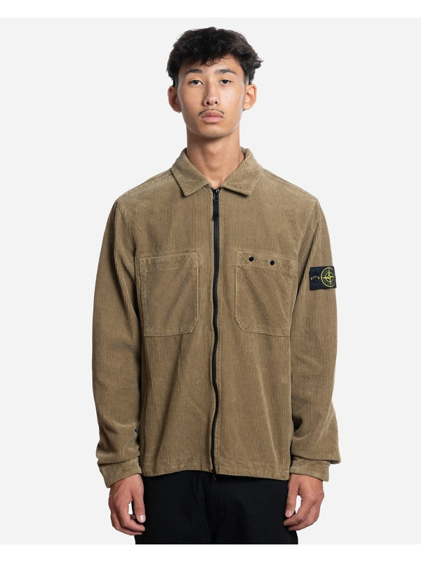 Wappen Patch Corduroy Overshirt