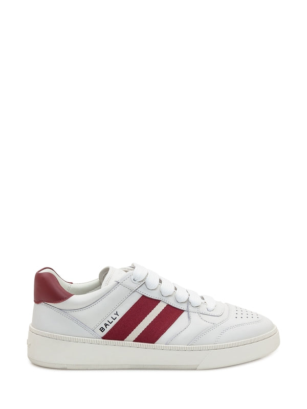 Bally White Low Top Sneakers